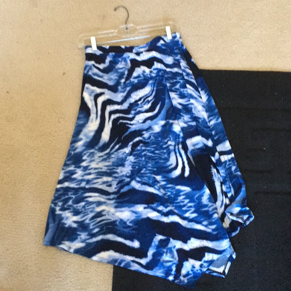 Patterned Midi Skirt